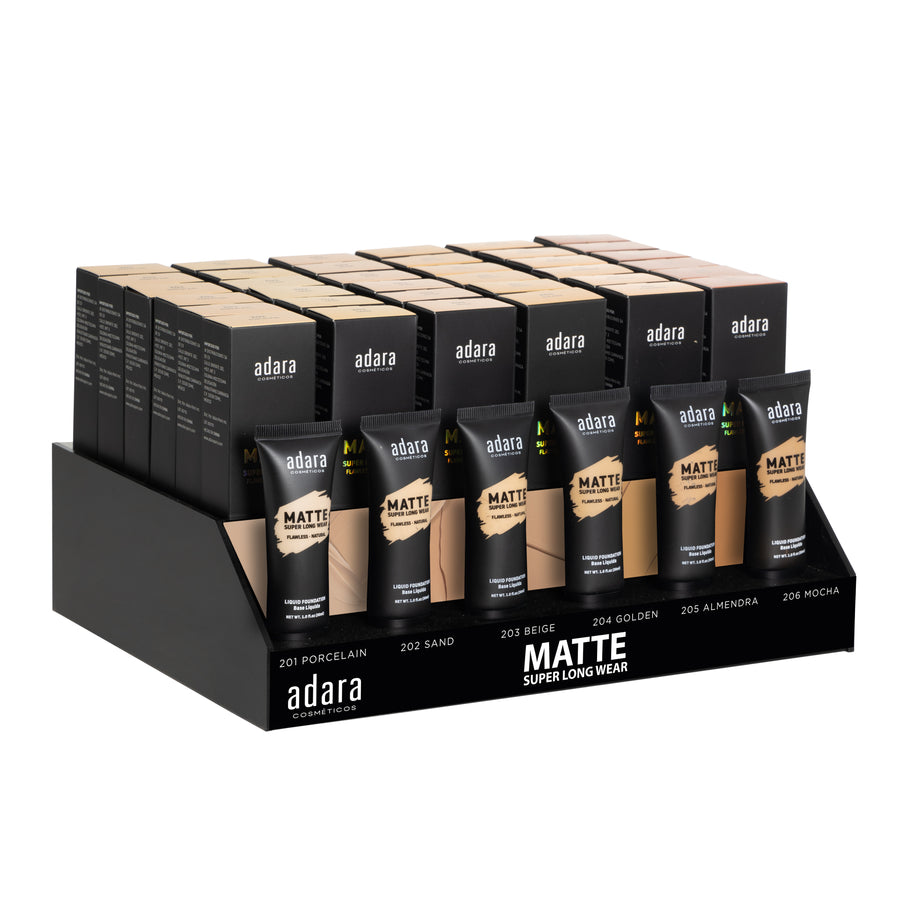 MAQUILLAJE MATTE EXHIBIDOR