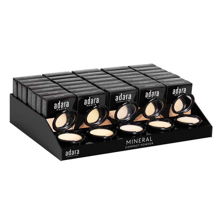 POLVO COMPACTO MINERAL EXHIBIDOR