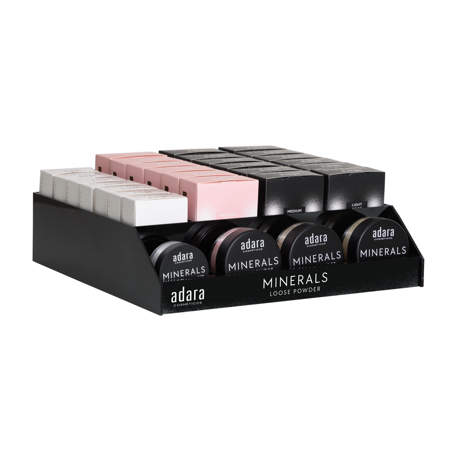 MINERALS LOOSE POWDER EXHIBIDOR