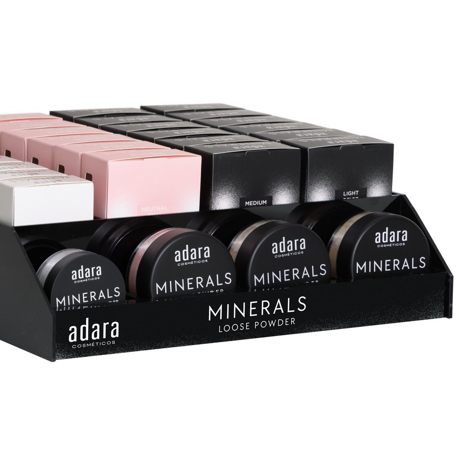 MINERALS LOOSE POWDER EXHIBIDOR